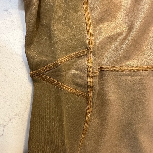 Bronze Lululemon Leggings size 14. - Picture 8 of 8